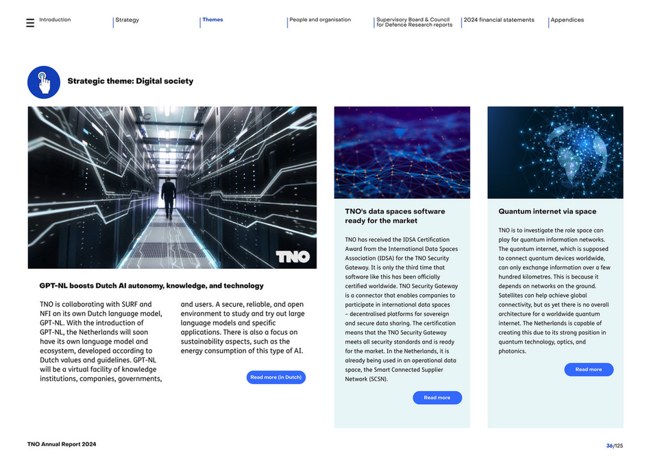TNO - TNO Annual Report 2024 and 2024 Financial Statements - Pagina 37
